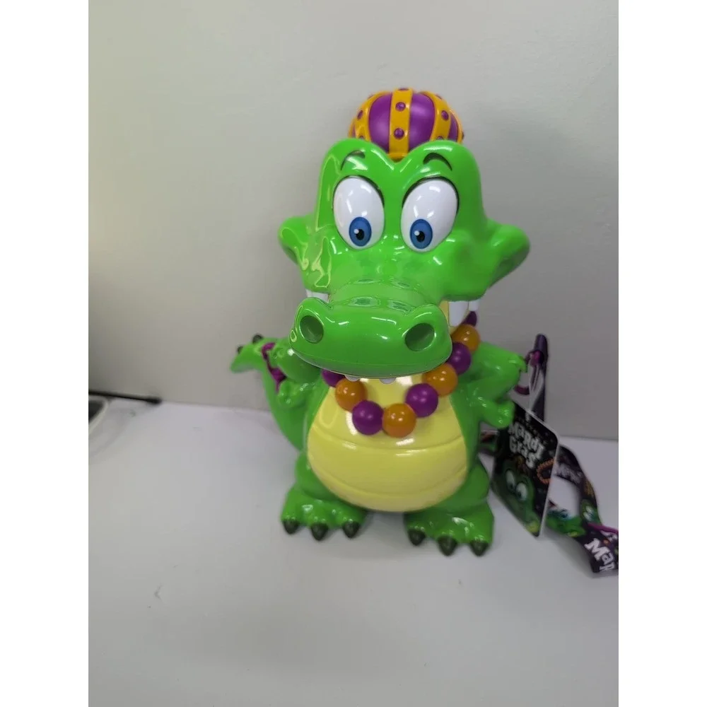 2024‎ Universal Studios Mardi Gras Parade King Gator Popcorn Bucket Light Up NEW